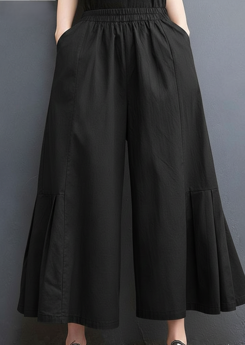 Women Stylish & Comfortable Wide-Leg Pleated Trouser