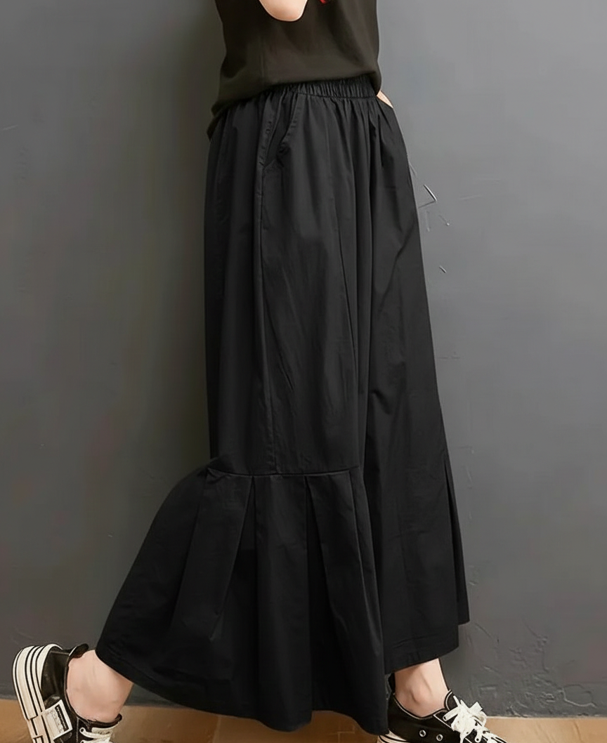 Women Stylish & Comfortable Wide-Leg Pleated Trouser