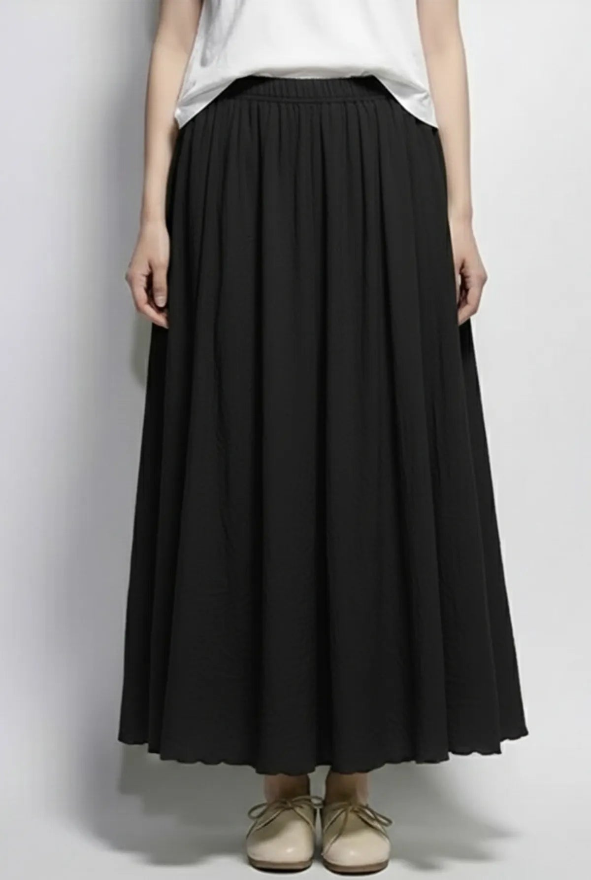 Women's Long Panelled Skirt in Different Colors