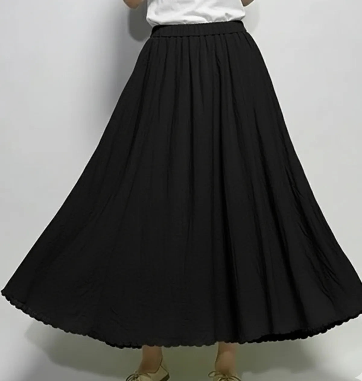 Women's Long Panelled Skirt in Different Colors