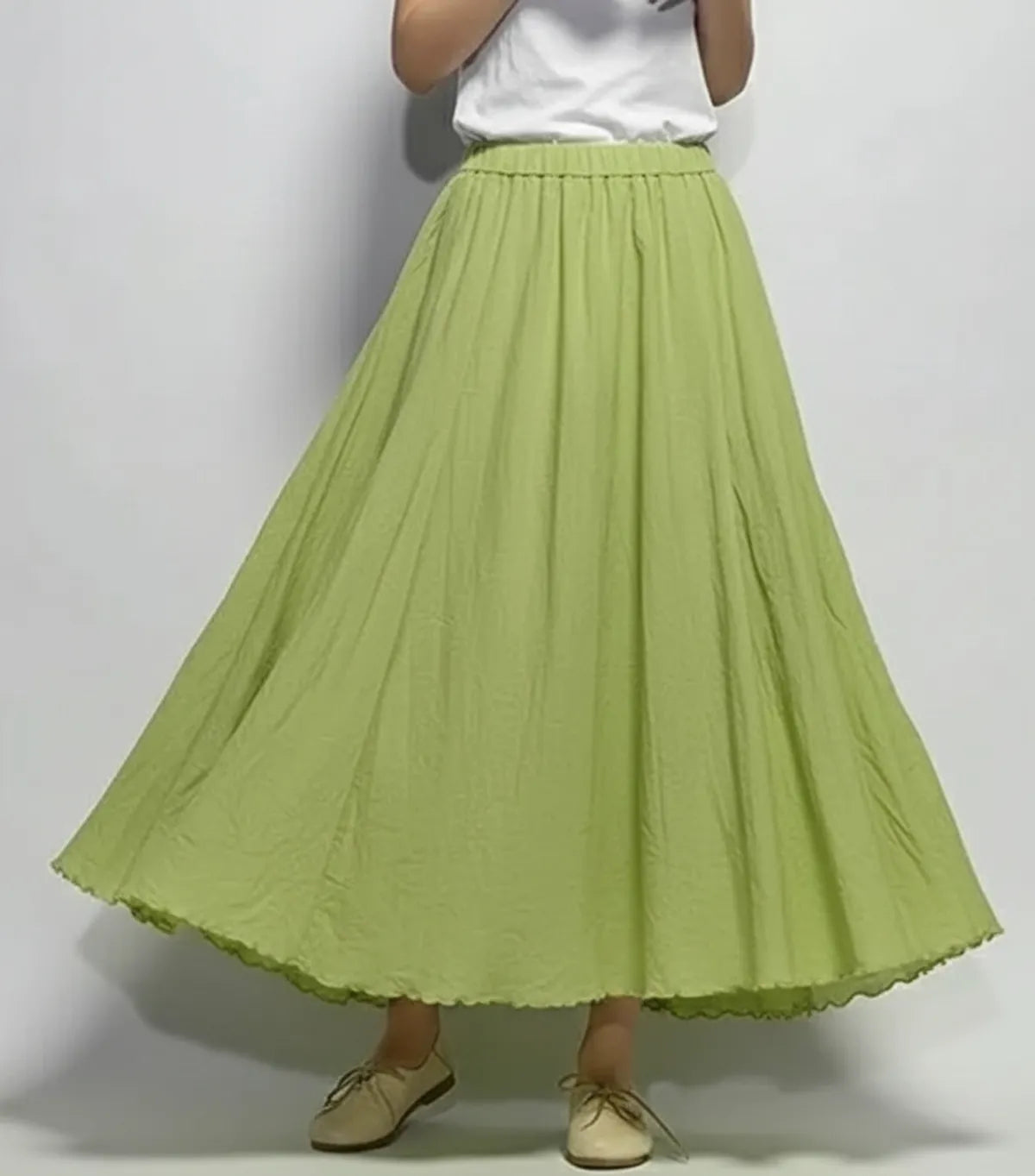 Women's Long Panelled Skirt in Different Colors