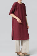 Tunic with Mandarin Knot
