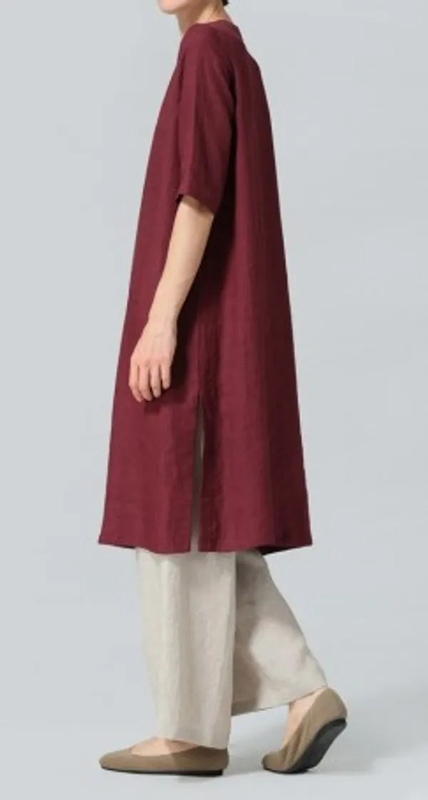 Tunic with Mandarin Knot