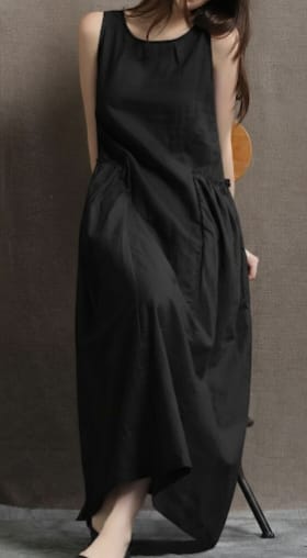 Long Casual Comfortable Sleeveless Women's Summer Dress