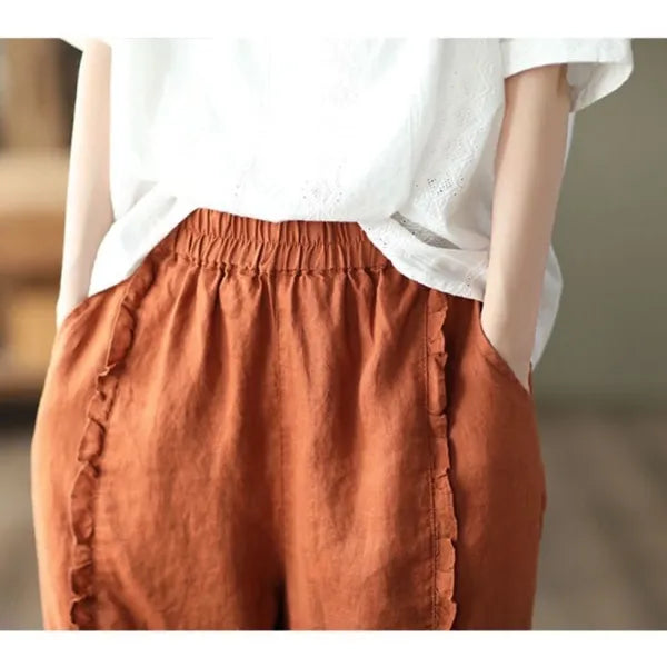 Women's Gathered Panelled loose Pant