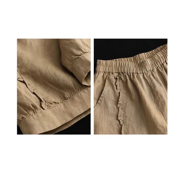 Women's Gathered Panelled loose Pant