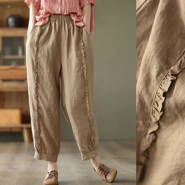 Women's Gathered Panelled loose Pant