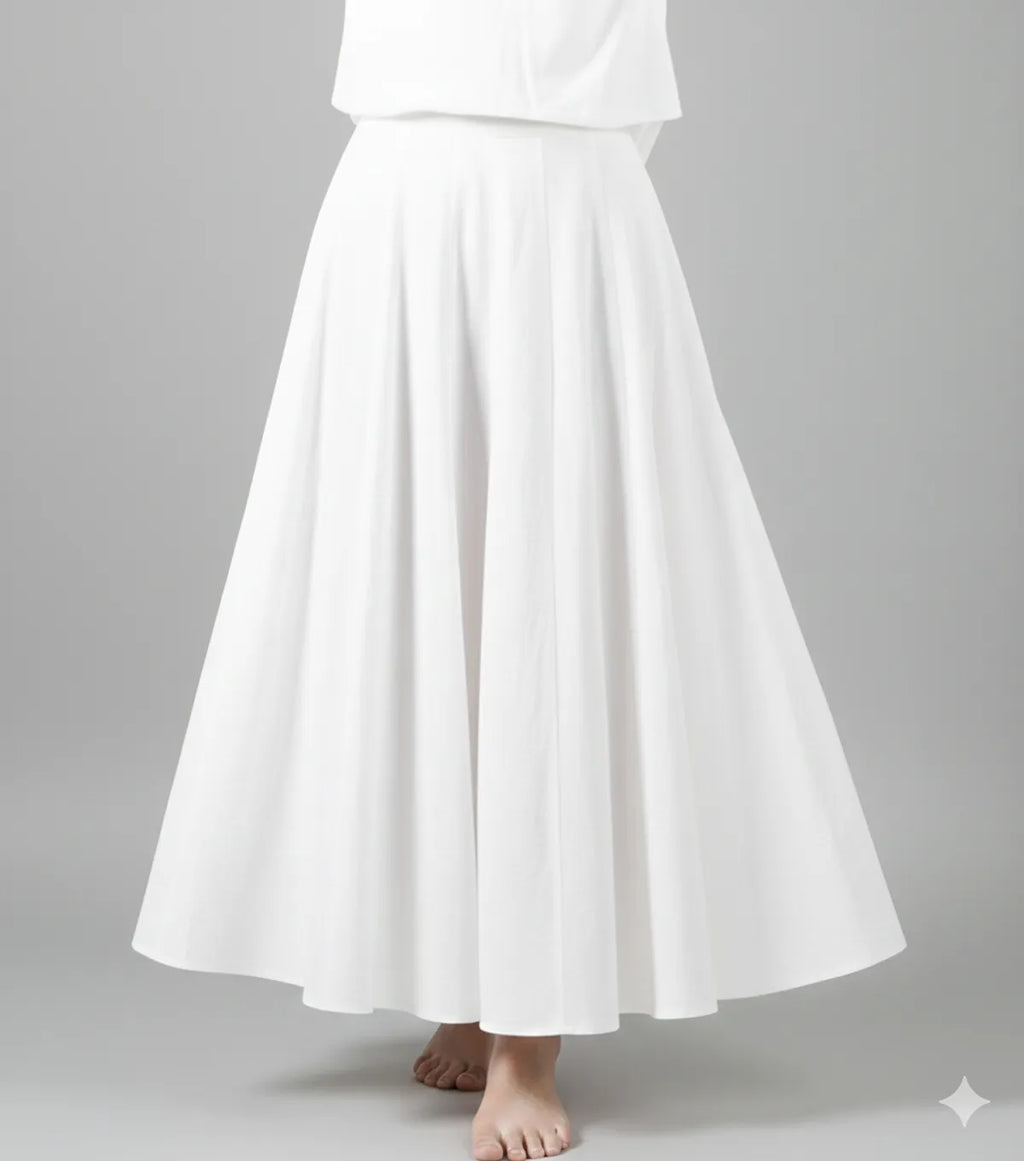 Women's Long Panelled Skirt in Different Colors