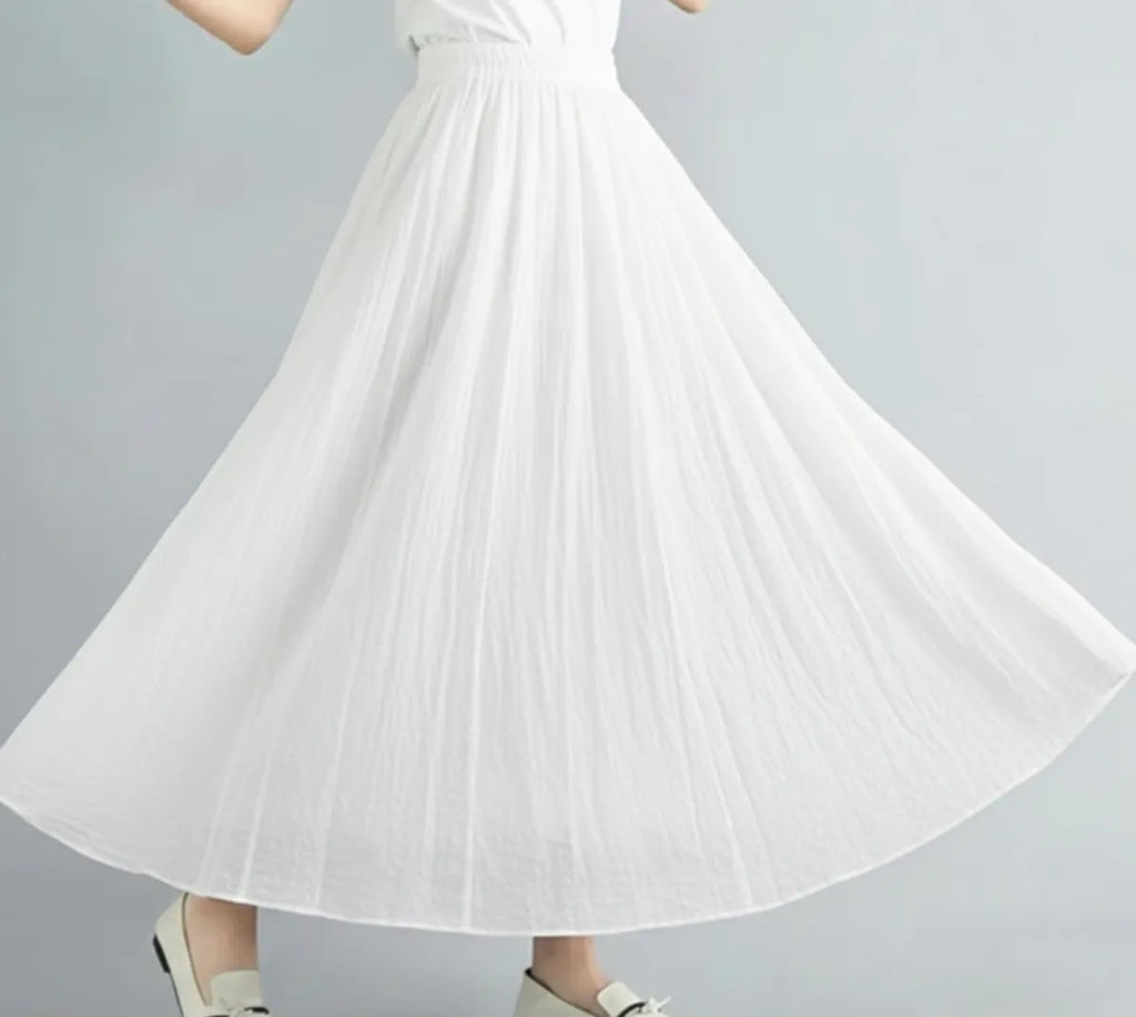 Women's Long Panelled Skirt in Different Colors