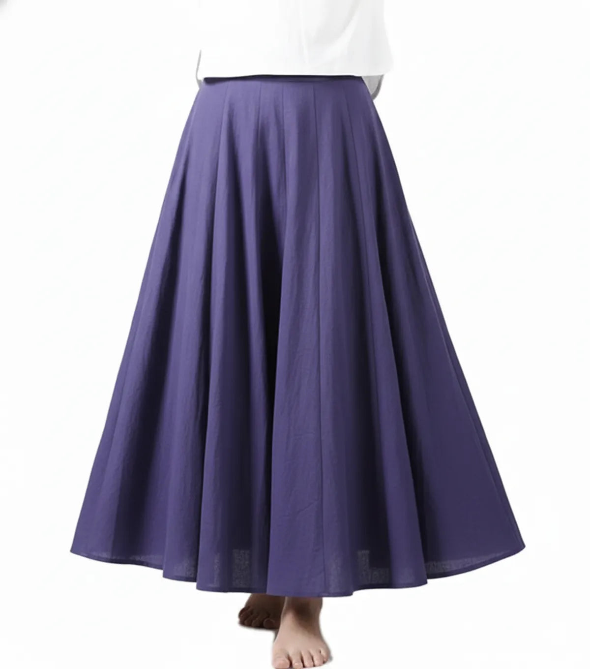 Women's Long Panelled Skirt in Different Colors