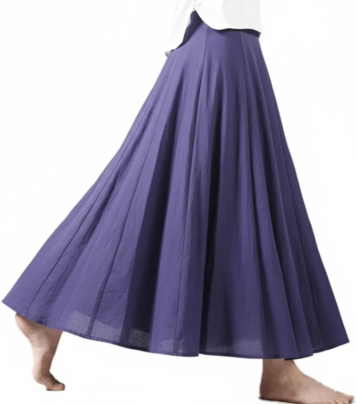 Women's Long Panelled Skirt in Different Colors