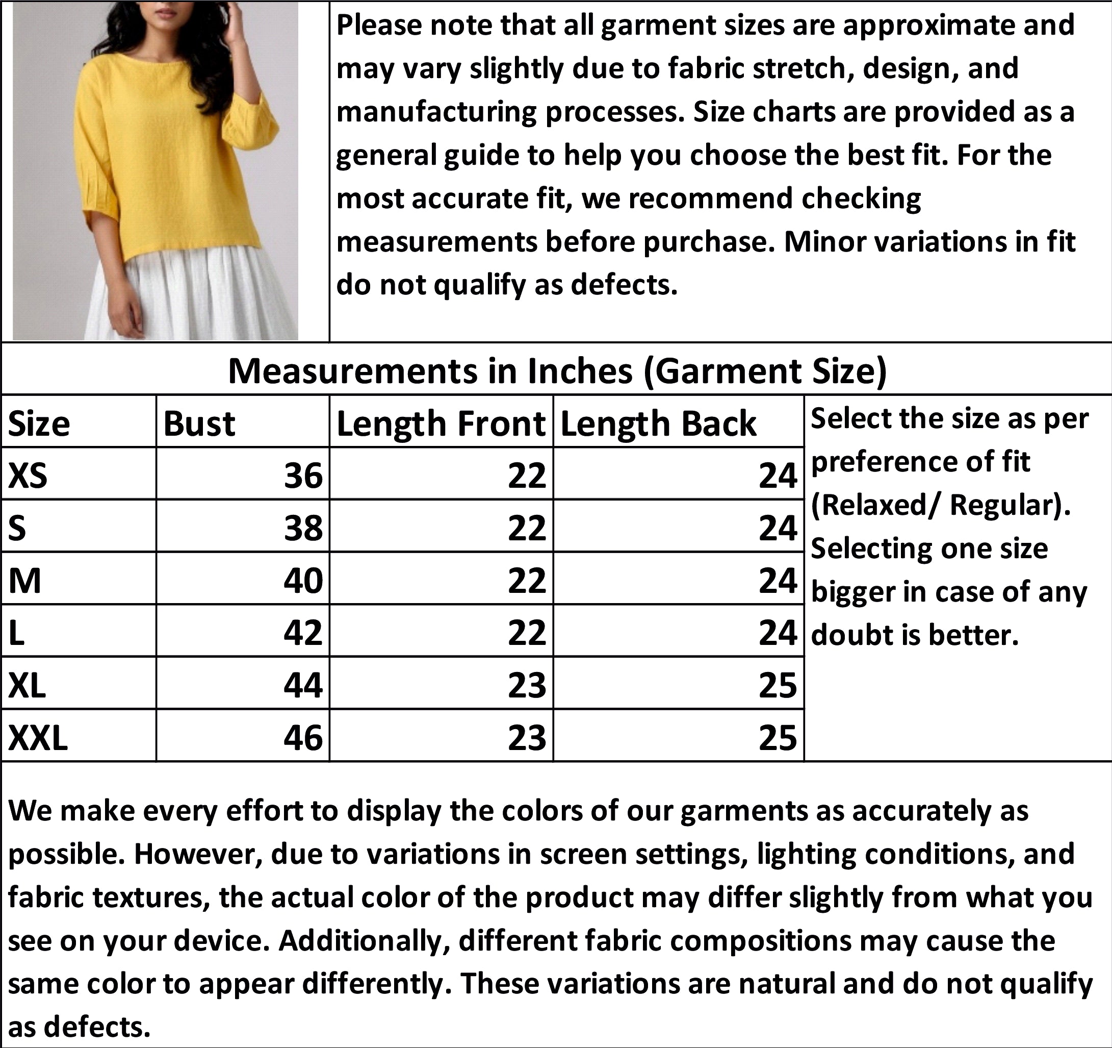 Women's Cotton Top with Pintuck Detailing