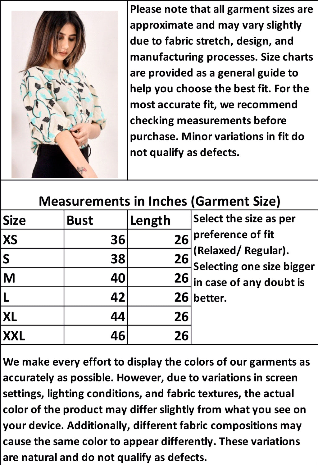 Embroidered Women's Puffed Sleeve Top