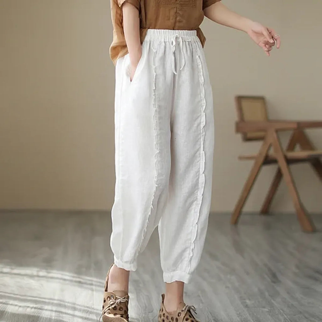 Women's Gathered Panelled loose Pant